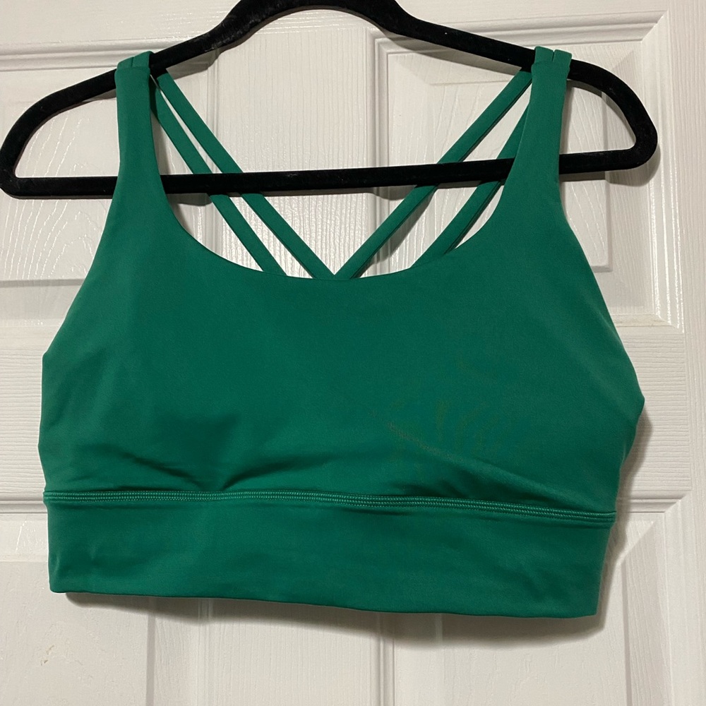 Lululemon Vibrant Green Sports Bra